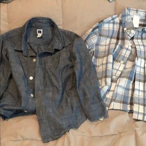 Janie and Jack boys button down 2 shirts